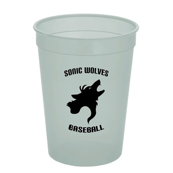 Frost color option for Garyline® Cups On The Go Translucent Stadium Cup   12 Oz.