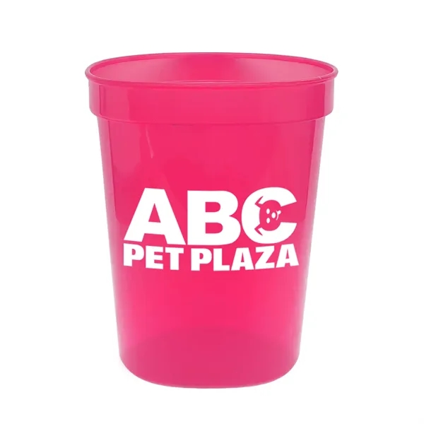 Translucent Neon Pink color option for Garyline® Cups On The Go Translucent Stadium Cup   16 Oz.