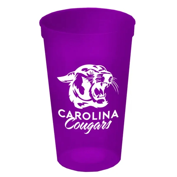 Translucent Violet color option for Garyline® Cups On The Go Translucent Stadium Cup   22 Oz.