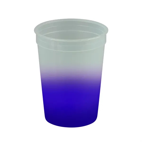 Frost/Violet color option for Garyline® Cups On The Go Color Changing Stadium Cup   12 Oz.