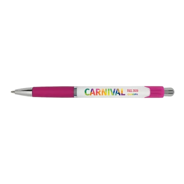 White/Pink/ Black Ink color option for Good Value™ Carnival Ocean Rpp Pen