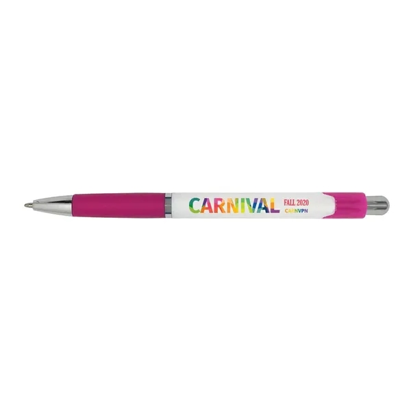 White/Pink/Black Ink color option for Good Value™ Carnival Ocean Rpp Pen