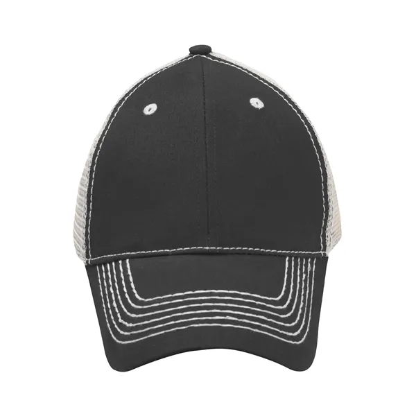 Black/Stone color option for Heavy Stitch Cap With Mesh