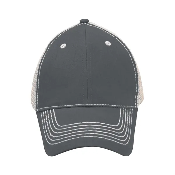 Charcoal/Stone color option for Heavy Stitch Cap With Mesh