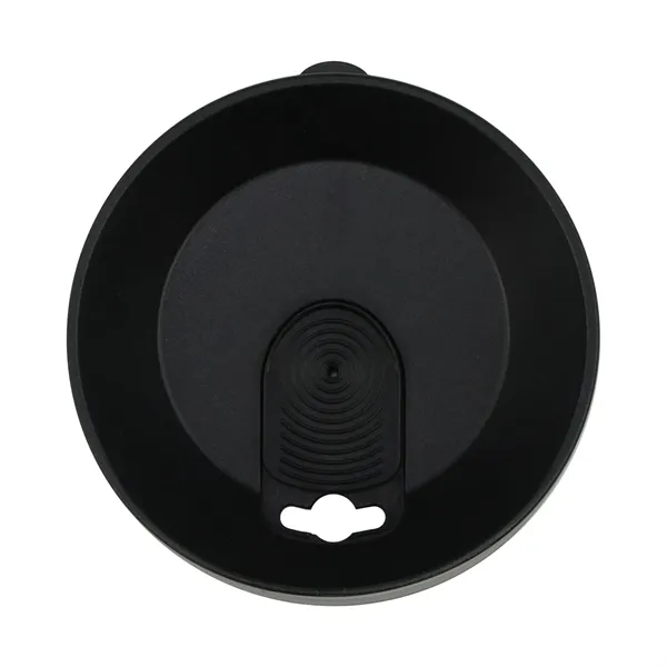 Clear Mug/Black Lid color option for Good Value™ Orbit Mug   15 Oz.