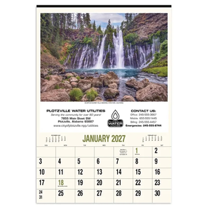 Photo of Products Scenic America® Executive White Ad Calendar
