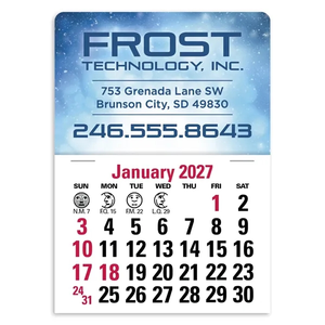 Photo of Triumph® Calendars Press N Stick Full Color Header Standa...