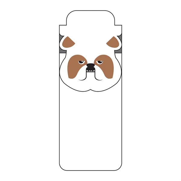 Bulldog color option for Paws N Claws® Magneticmark Bookmark