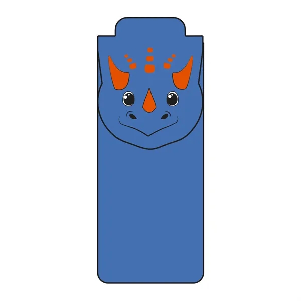 Triceratops color option for Paws N Claws® Magneticmark Bookmark
