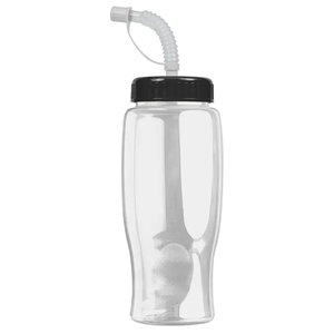 Photo of Garyline® Poly+ Bottle With Straw Lid   27 Oz.