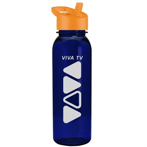 Translucent Navy color option for Garyline® Outdoorsman Tritan® Bottle With Flip Straw Lid ...