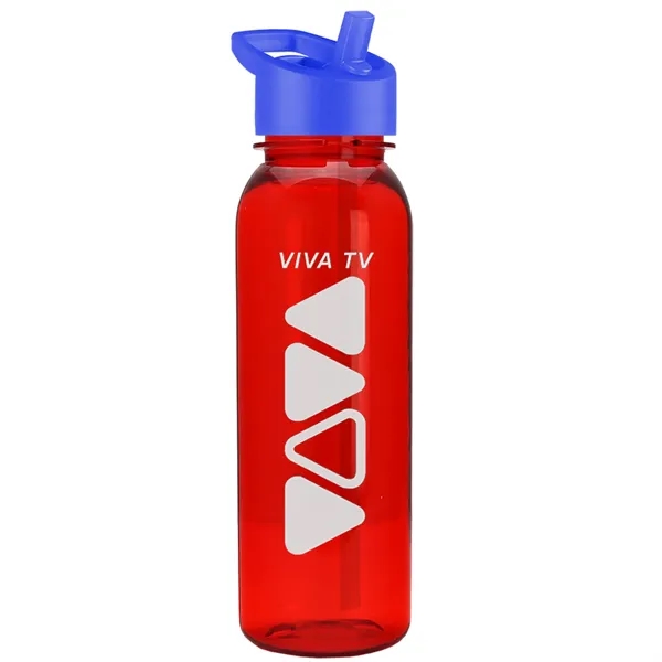 Translucent Red color option for Garyline® Outdoorsman Tritan® Bottle With Flip Straw Lid ...