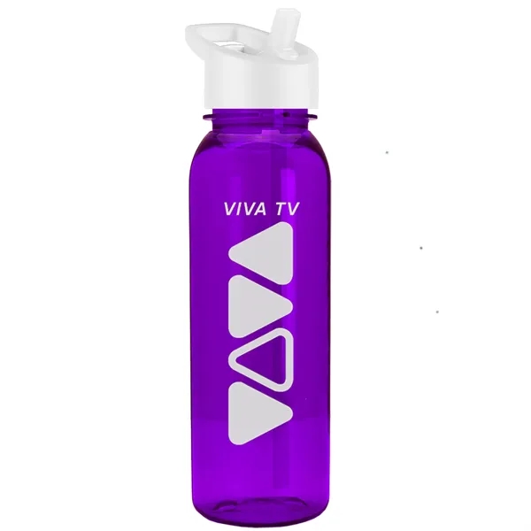 Translucent Violet color option for Garyline® Outdoorsman Tritan® Bottle With Flip Straw Lid ...