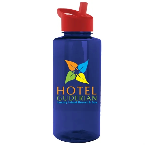Navy Blue color option for Garyline® Mountaineer Tritan® Bottle With Flip Straw Lid ...