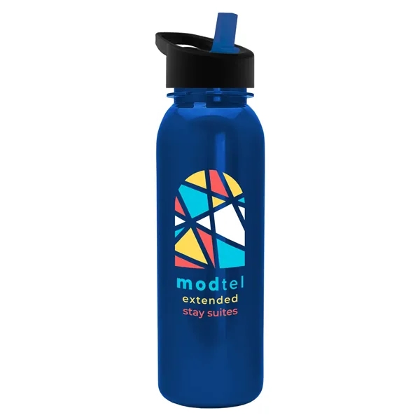 Metallic Blue color option for Garyline® Terrain Metallike Bottle With Flip Straw Lid   ...