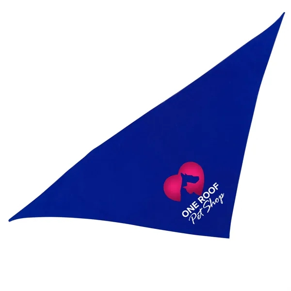 Blue color option for Garyline® Triangle Doggie Bandana