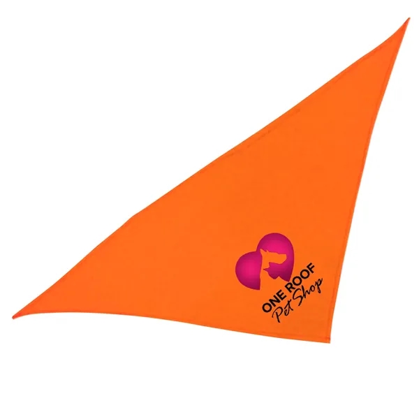 Orange color option for Garyline® Triangle Doggie Bandana