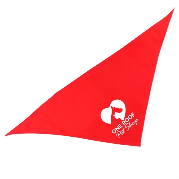 Red color option for Garyline® Triangle Doggie Bandana
