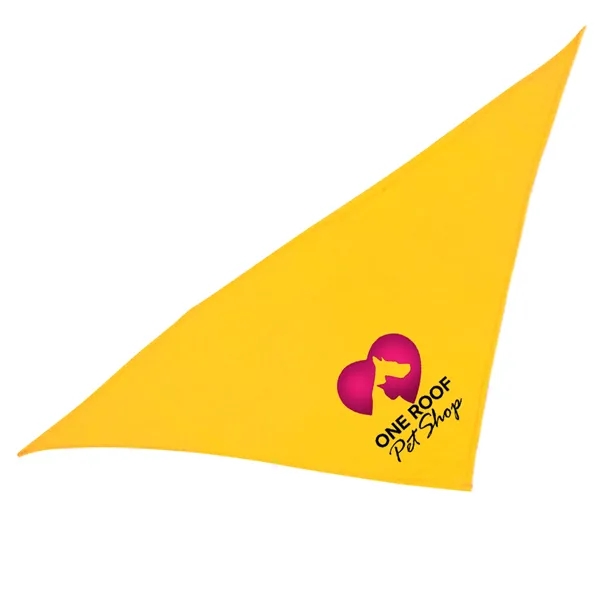 Yellow color option for Garyline® Triangle Doggie Bandana
