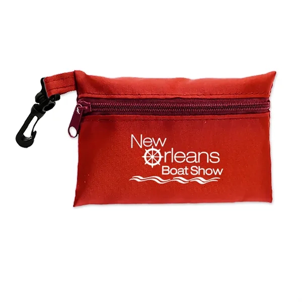 Red color option for Garyline® Polyester Zip Pouch