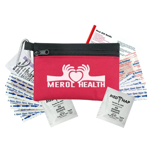 Red color option for Garyline® Primary Care First Aid Zip Pouch