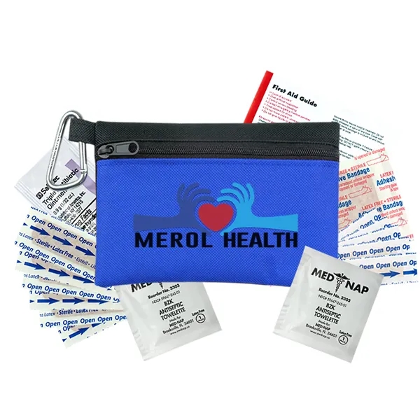 Royal Blue color option for Garyline® Primary Care First Aid Zip Pouch