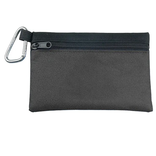 Main photo of Garyline® Two Tone Polyester Zip Pouch With Carabiner