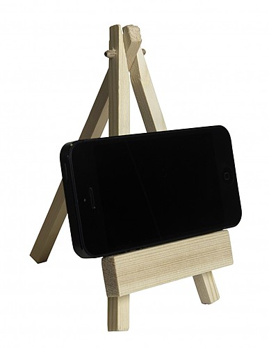 Photo of Wooden Easel Phone Holder