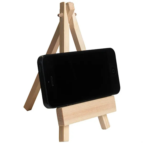 Photo of Wooden Easel Phone Holder