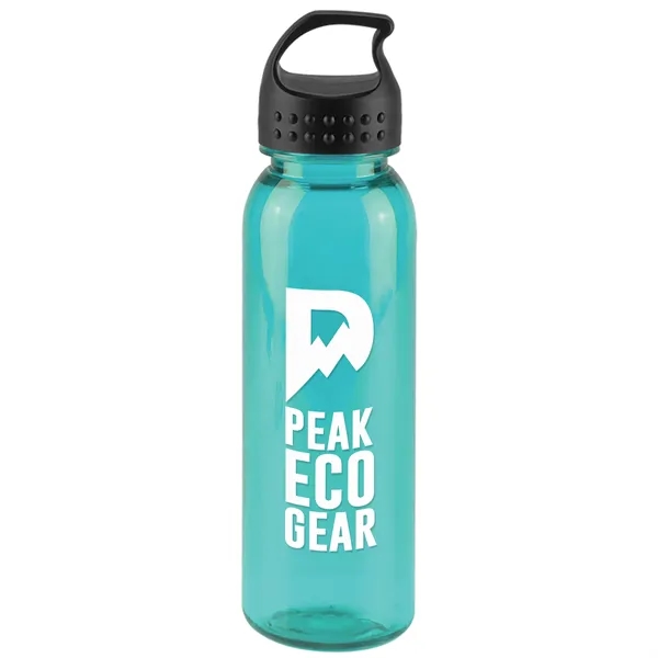 Translucent Teal color option for Garyline® Outdoorsman Tritan® Bottle With Oval Crest Lid ...