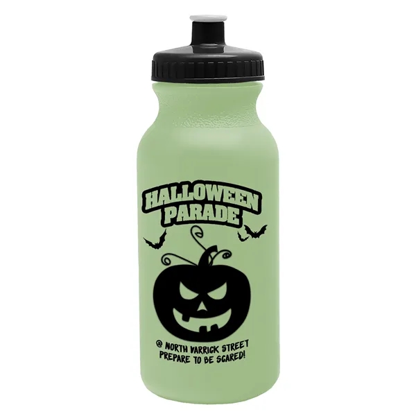 Black color option for Garyline® Omni Glow In The Dark Bike Bottle   20 Oz.