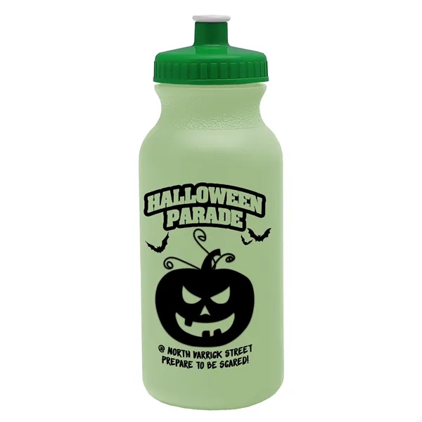 Green color option for Garyline® Omni Glow In The Dark Bike Bottle   20 Oz.