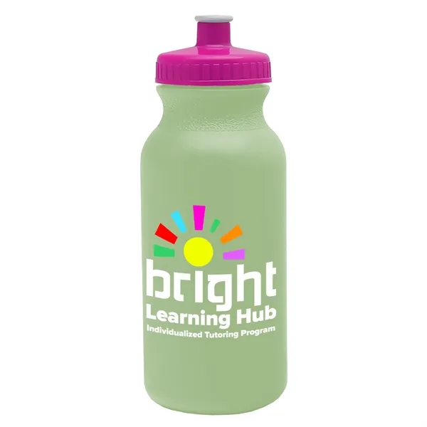 Hot Pink color option for Garyline® Omni Glow In The Dark Bike Bottle   20 Oz.