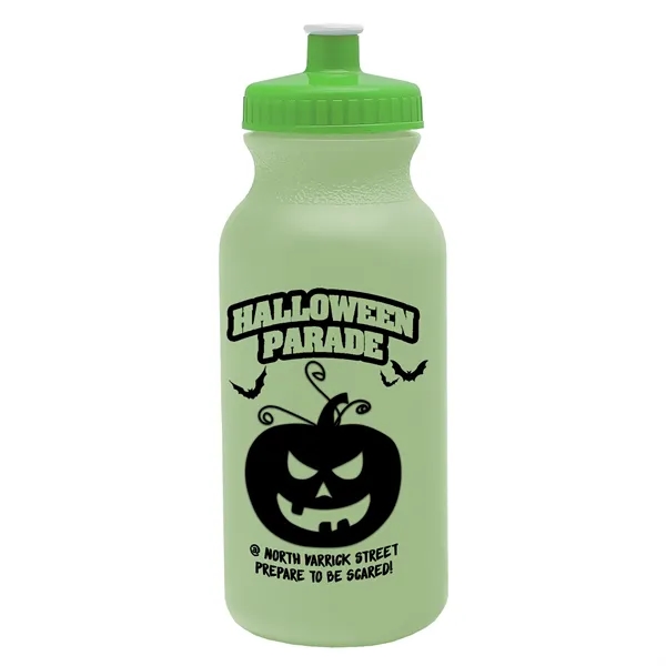 Lime Green color option for Garyline® Omni Glow In The Dark Bike Bottle   20 Oz.