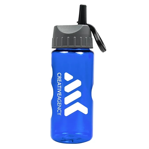 Translucent Blue color option for Garyline® Mini Mountain Tritan® Bottle With Ring Straw Li...