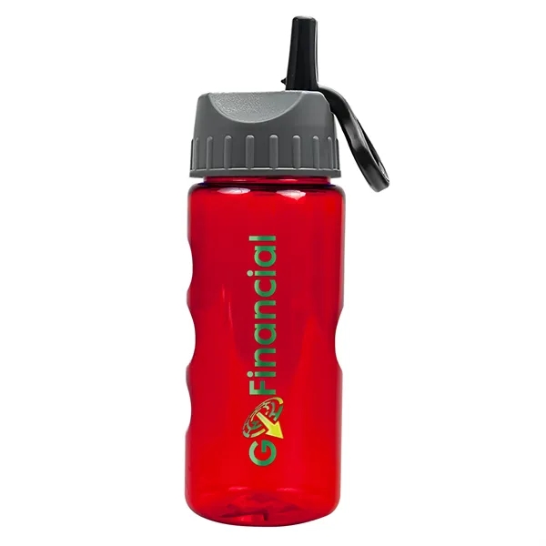 Translucent Red color option for Garyline® Mini Mountain Tritan® Bottle With Ring Straw Li...