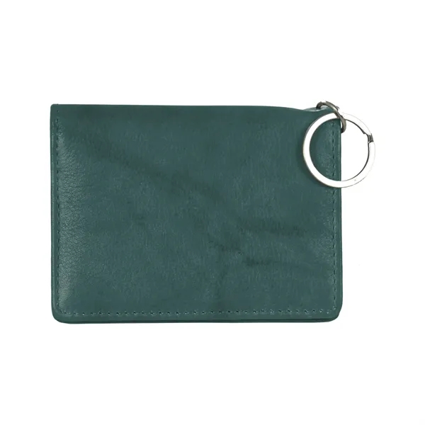 Green color option for Andrew Philips® Leather Id Holder