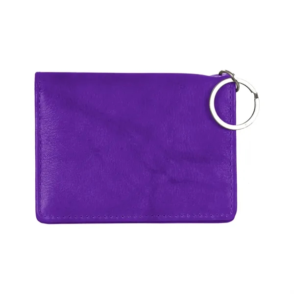 Purple color option for Andrew Philips® Leather Id Holder