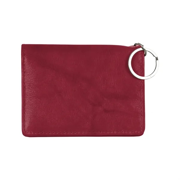 Red color option for Andrew Philips® Leather Id Holder