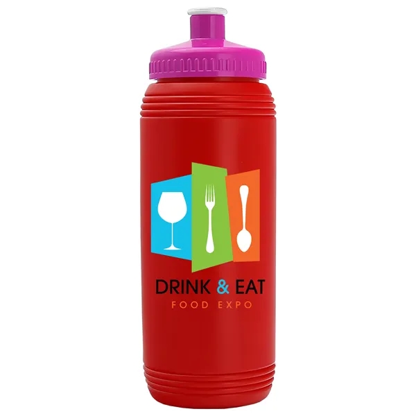 Red color option for Garyline® Pint Sport Bottle With Push Pull Lid   16 Oz.