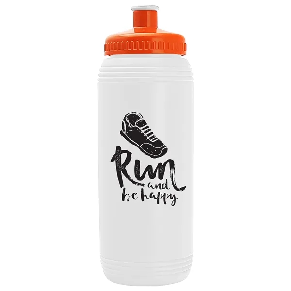 White color option for Garyline® Pint Sport Bottle With Push Pull Lid   16 Oz.