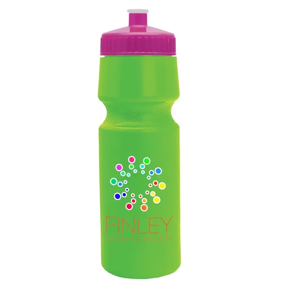 Lime Green color option for Garyline® Cyclist Bike Bottle With Push Pull Lid   24 Oz.