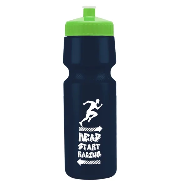 Navy Blue color option for Garyline® Cyclist Bike Bottle With Push Pull Lid   24 Oz.