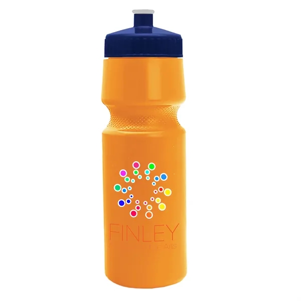 Orange color option for Garyline® Cyclist Bike Bottle With Push Pull Lid   24 Oz.