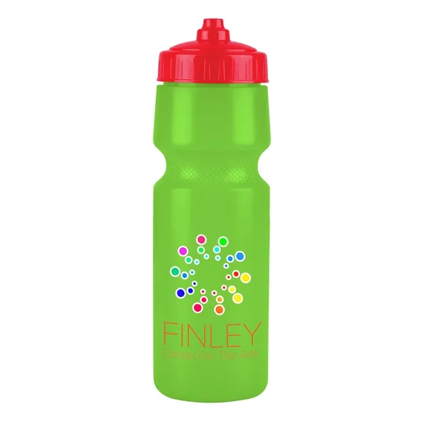 Lime Green color option for Garyline® Mighty Shot Bike Bottle With Valve Lid   24. Oz.