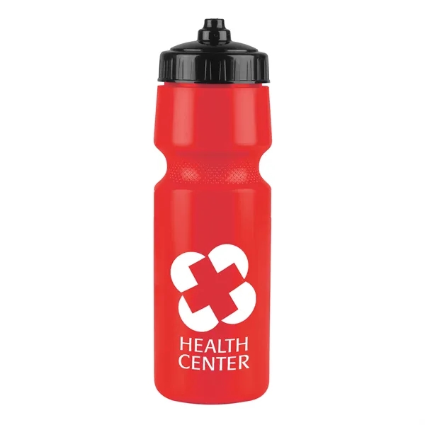 Red color option for Garyline® Mighty Shot Bike Bottle With Valve Lid   24. Oz.