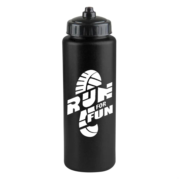 Black color option for Garyline® Athlete Sport Bottle With Valve Lid   32 Oz.
