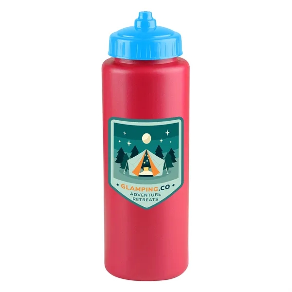Red color option for Garyline® Athlete Sport Bottle With Valve Lid   32 Oz.