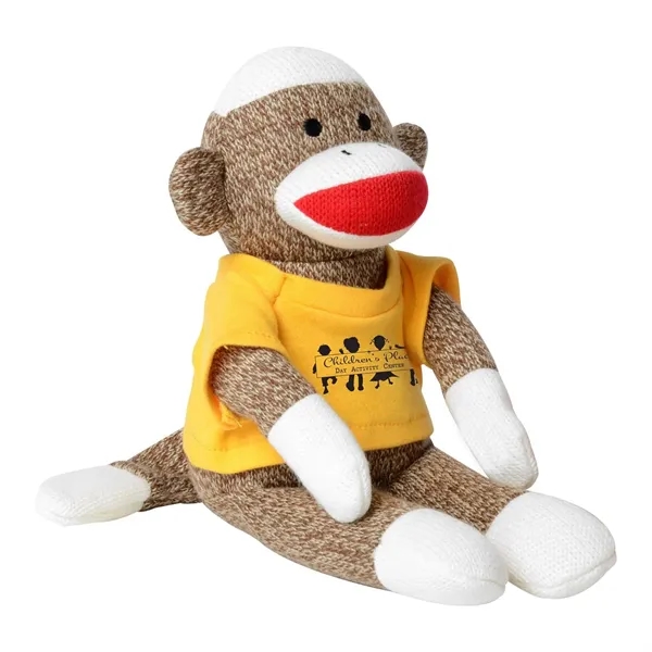 Brown color option for Chelsea Teddy Bear™ Sock Monkey   11" Plush