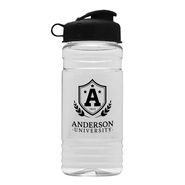 Clear color option for Garyline® Groove Tritan® Bottle With Flip Lid   20 Oz.